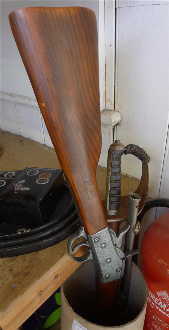 Dress sword, scabbard etc.